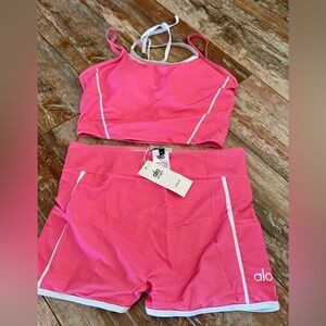 ALO Yoga Pink Sports Set